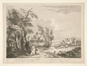 Paysage avec ruines, d
