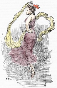 Portrait de Marie Anne de Cupis de Camargo dite La Camargo (1710-1770) danseuse pendant le passage de Giacomo Casanova (1725-1798) à Paris