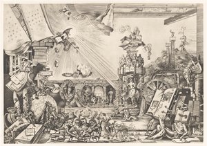 Représentation surréaliste - Fabius von Gugel (signed by artist)