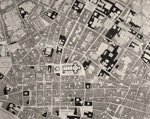 Carte de Florence (détail)