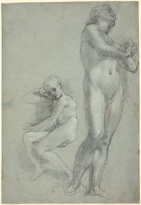 Deux jeunes hommes nus [recto] - Federico Barocci
