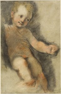 Enfant Jésus : Étude pour la Madonna di San Giovanni - Federico Fiori Barocci or Baroccio