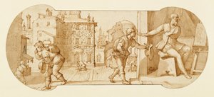 Thaddeus rebuffé par Francesco Il Sant