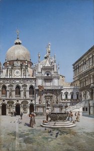 Cour du palais des Doges, Venise