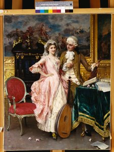La leçon de musique - Federigo Andreotti