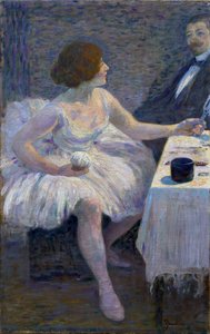Une visite dans la salle de bain - Federigo Zandomeneghi