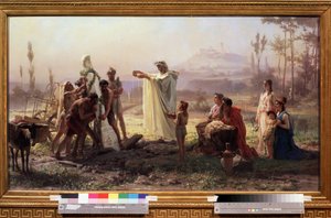 Cérémonie en hommage au dieu Hermès - Fedor Andreevich Bronnikov
