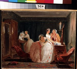 Les préparatifs de mariage - Fedor Andreevich Bronnikov