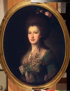 Portrait de la comtesse Elisabeth Santi - Fedor Stepanovich Rokotov