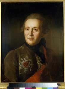 Portrait du poète Alexandre Soumarokov - Fedor Stepanovich Rokotov