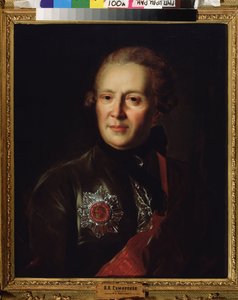 Portrait du poète Alexandre Soumarokov - Fedor Stepanovich Rokotov