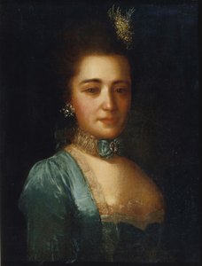 Portrait de la princesse Praskovya Ivanovna Golitsyna - Fedor Stepanovich Rokotov