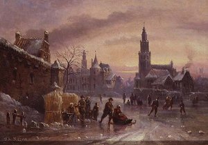 Scène de neige