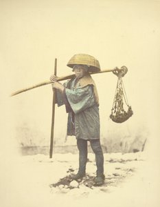 [Un travailleur sous contrat japonais] - Felice Beato