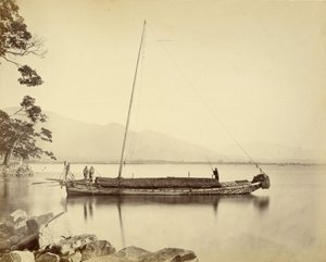 Bateau sur le lac Biwa