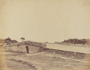Pont de Palichian près de Pékin, scène du combat avec les troupes impériales chinoises, 21 septembre 1860 - Felice Beato