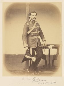 Capitaine Flood, secrétaire militaire de Sir W. Mansfield - Felice Beato