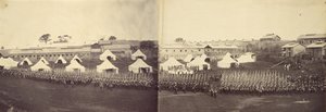 Portrait de groupe du bataillon royal des marines - Felice Beato