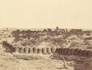 Mont Picquet, avec au loin la maison et les écuries de Metcalfe