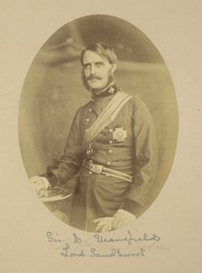 Portrait de Sir Major-Général William Rose Mansfield, 1er Baron Sandhurst - Felice Beato