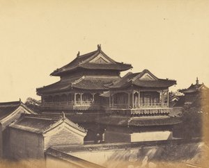 Temple de Confucius, Pékin, octobre 1860