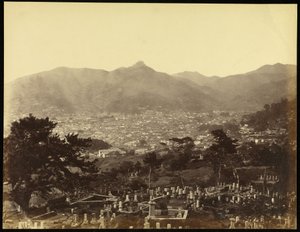 Vue de Nagasaki depuis la colline de la batterie - Felice Beato