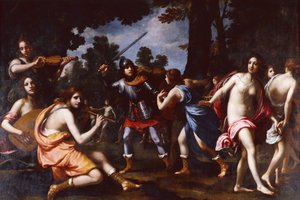 Rinaldo dans la forêt enchantée - Felice Ficherelli