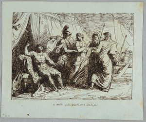 Achille cède Briséis
