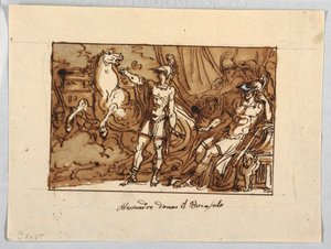 Alexandre le Grand domptant Bucéphale