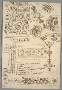 Motifs Décoratifs; Verso: Études Anatomiques