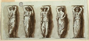 Cinq cariatides