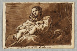Madone et Enfant, Étude d