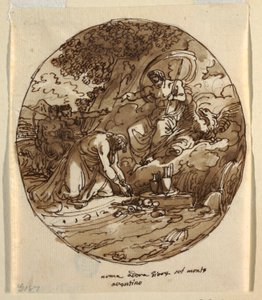Numa Pompilius adorant Jupiter sur l