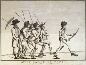 Soldats du Pape avant la bataille de Faenza - Felice Giani