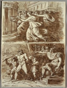 La vestale Tuccia porte de l