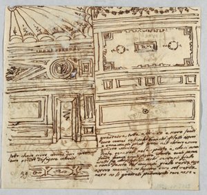Trois études de miroirs muraux - Felice Giani