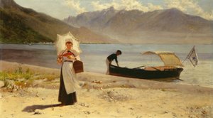 Atterrissage sur le lac - Felice Zennaro