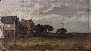 Paysage en Suède - Félicien Rops
