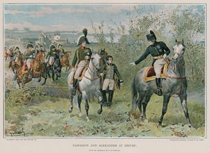 Napoléon et Alexandre à Erfurt
