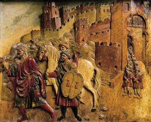 Boadbil dernier roi musulman quittant Grenade en 1492 après avoir remis les clés de la ville