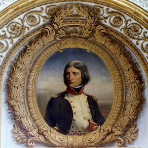 Portrait de Napoléon Bonaparte (1769-1821) en uniforme de lieutenant-colonel du premier bataillon de Corse en 1792