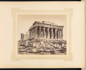 Grèce: Le Parthénon à Athènes - Félix Bonfils