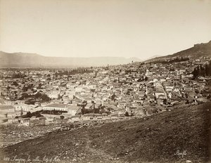 Vue de Smyrne en Turquie