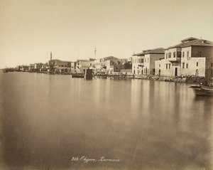 Vue de la ville de Larnaca, à Chypre