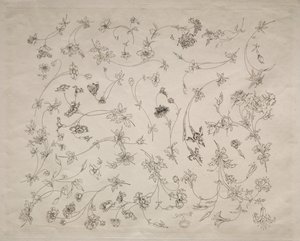 Dessins de fleurs pour assiettes et bordures n° 14, 1872 - Felix Bracquemond