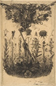 Frontispice pour Les Fleurs du Mal - Felix Bracquemond