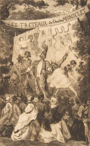 Frontispice pour Les Tréteaux de Monselet - Felix Bracquemond