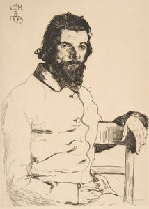 Portrait de Charles Meryon, 1853