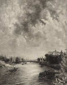 Sans titre (Vue de la Seine) - Felix Bracquemond