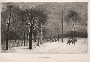 Hiver - Felix Bracquemond